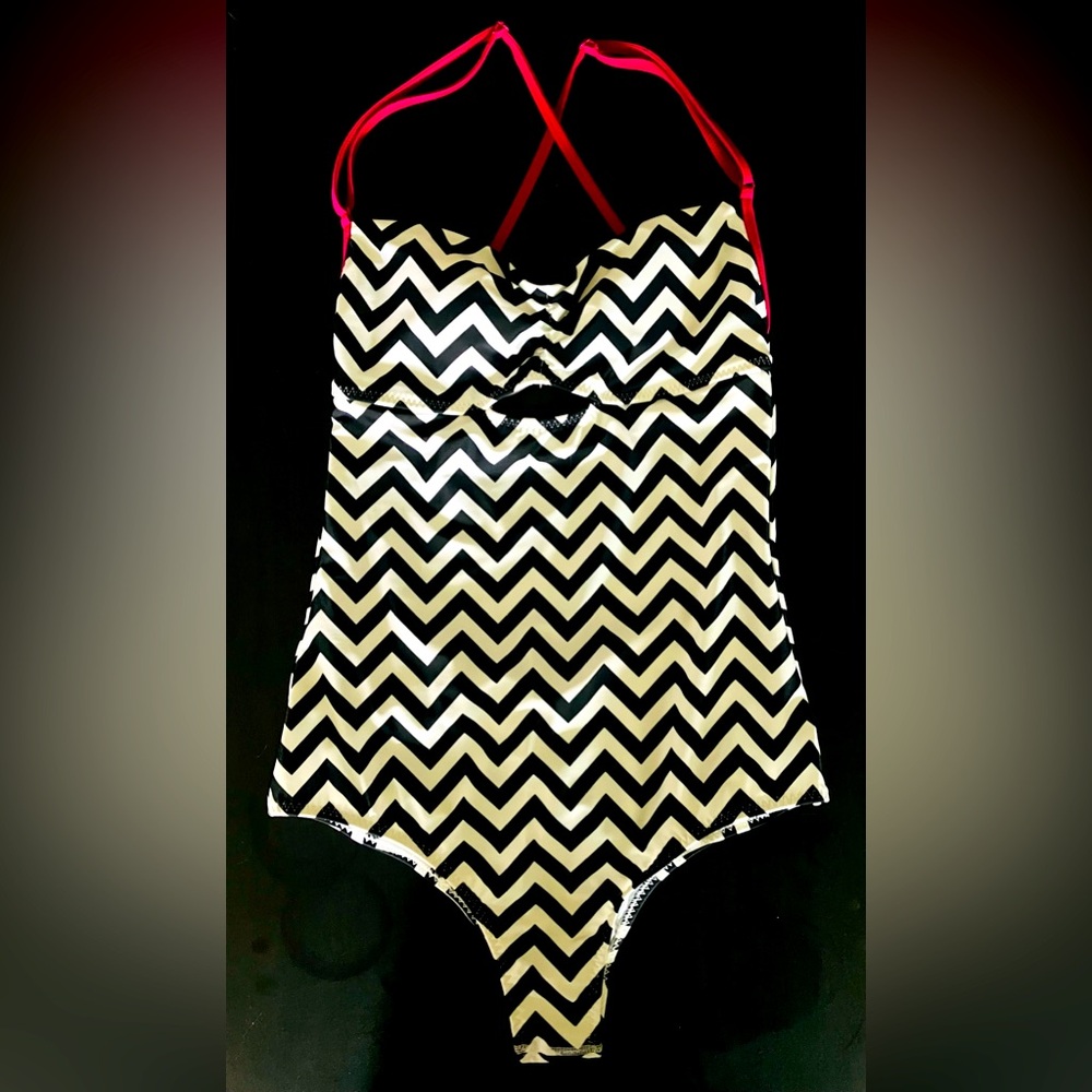 Roxy Striped Bathing Suit